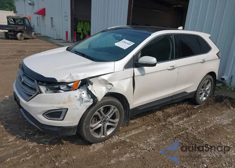 2017 Ford Edge Titanium z USA, uszkodzony, nr VIN 2FMPK4K90HBB85586